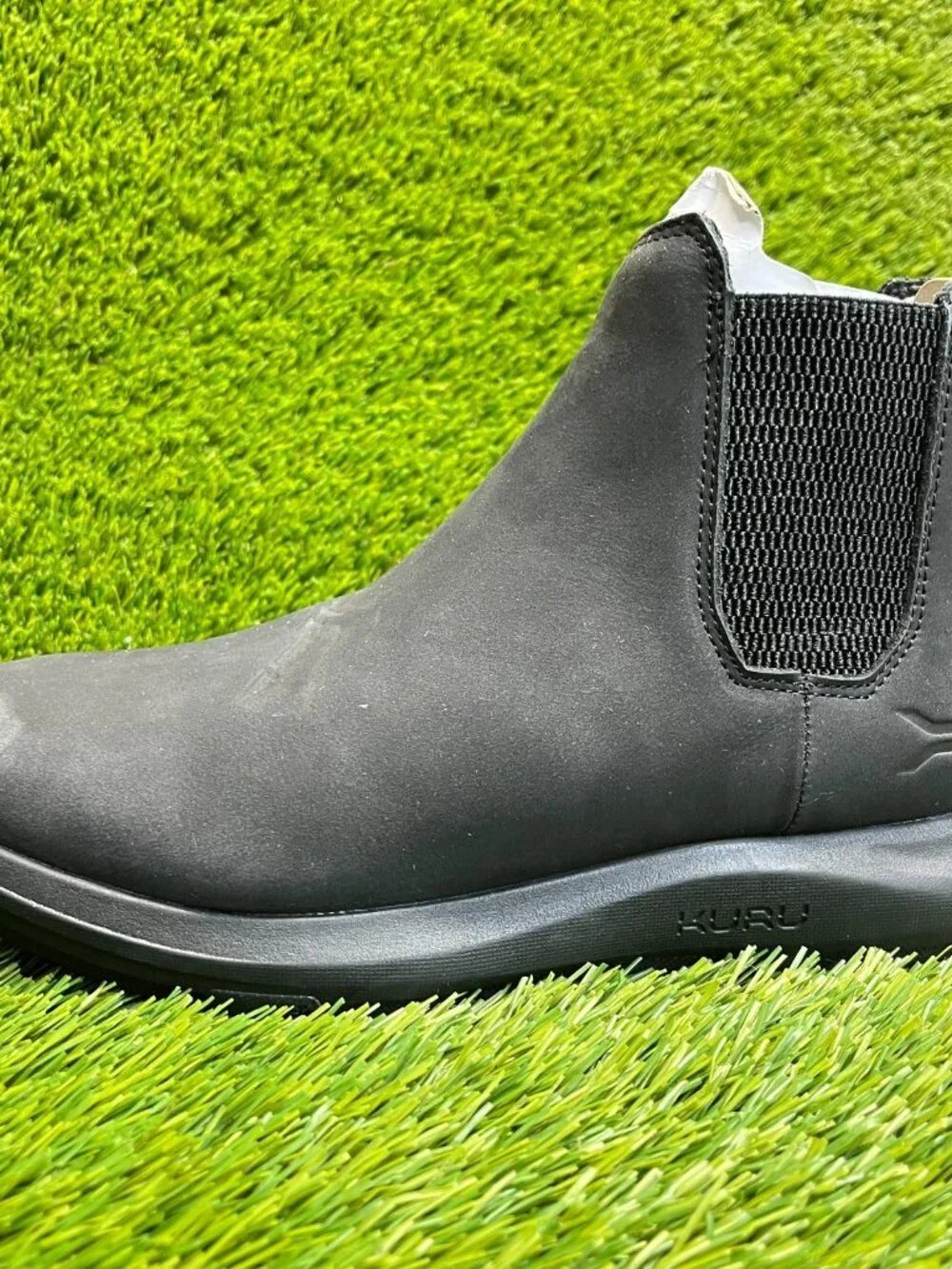 Kuru Draft Salo Mens Size 8.5 Triple Black Casual Outdoor Leather Chelsea Boots